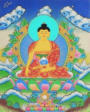 Buddhismus Werke - Shakyamuni Buddha Thangka Buddhismus